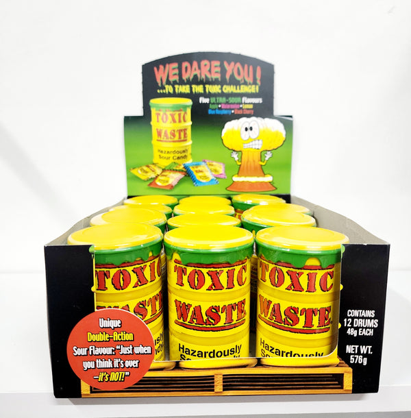 Toxic Waste, Hazardously Sour Candy.