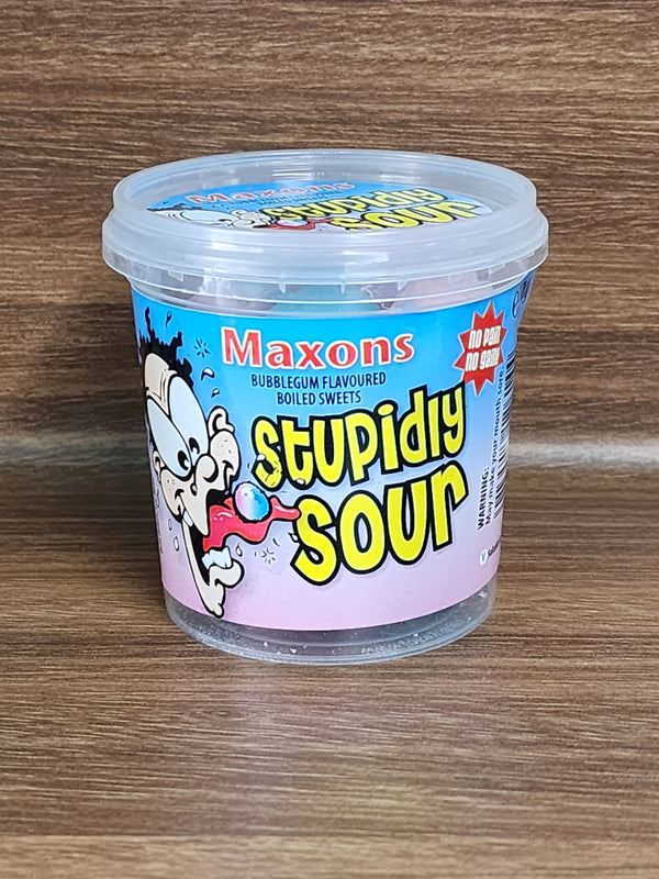 Stupidly Sour - Bubblegum Flavoured Boiled Sweets.