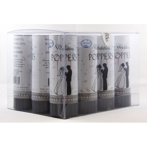 Twist Poppers - Confetti White Tissue