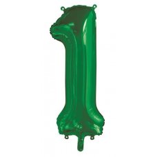 Large Number Foil Balloon - Helium Filled (Inflated)