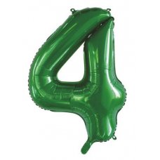 Large Number Foil Balloon - Helium Filled (Inflated)