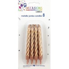 Jumbo Candles - Pk of 8