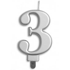 Metallic Numeral Candle