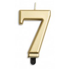 Metallic Numeral Candle