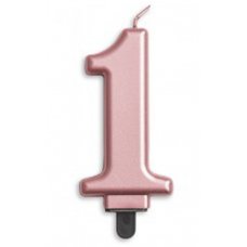 Metallic Numeral Candle