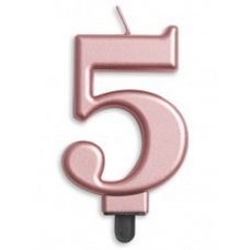 Metallic Numeral Candle