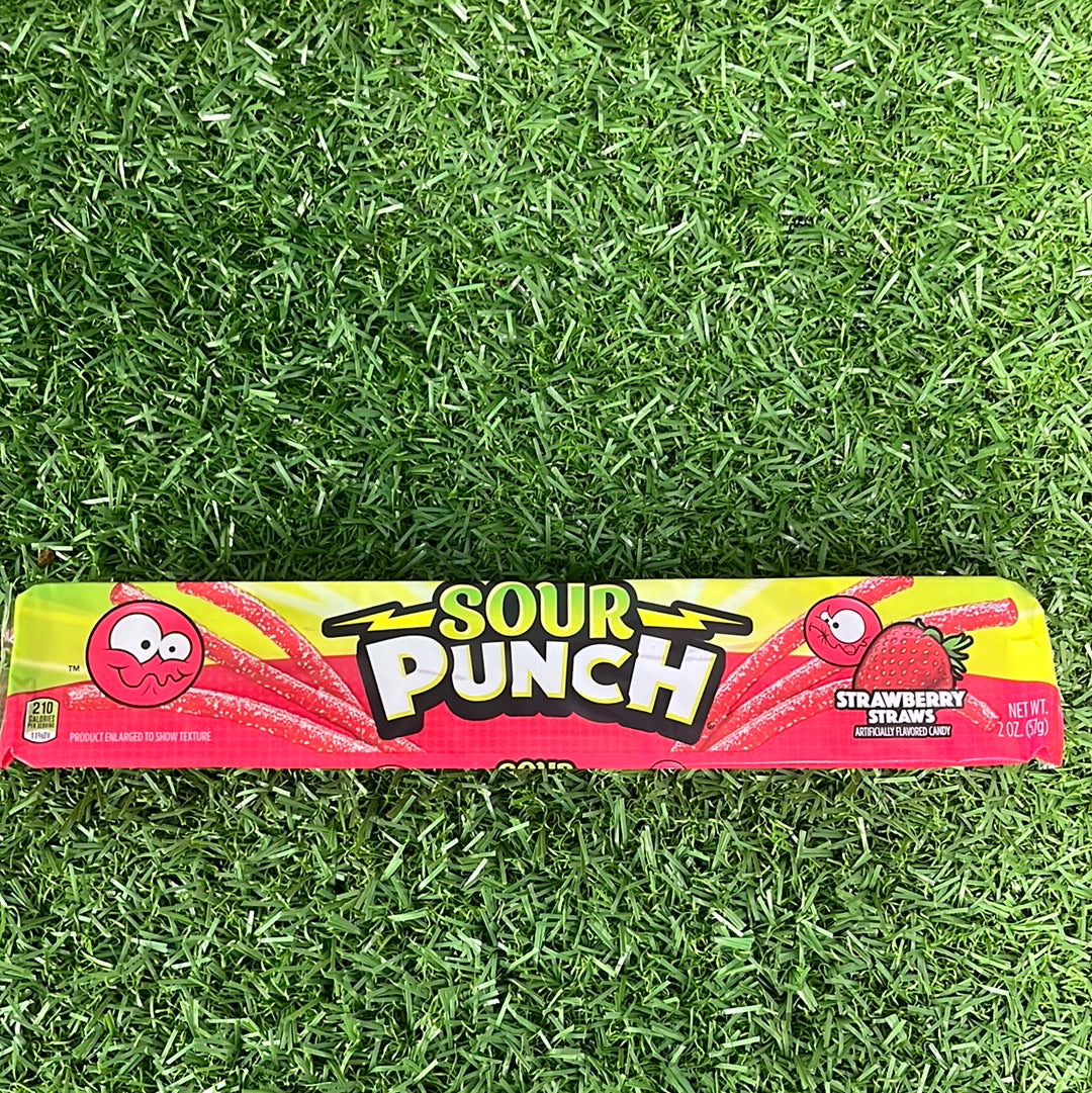 Sour Punch - Strawberry Straws