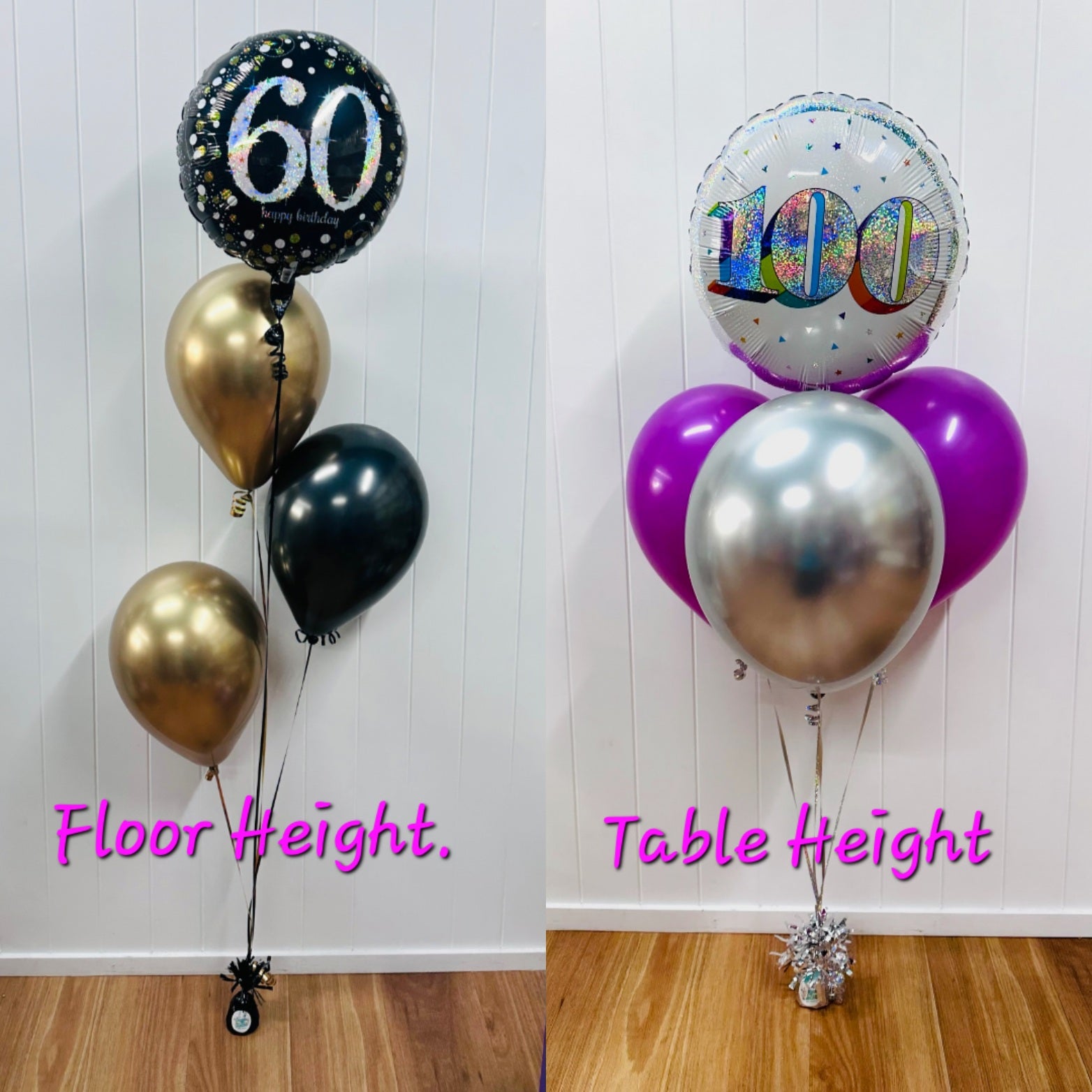 18-100 Number Birthday Balloon Bouquet