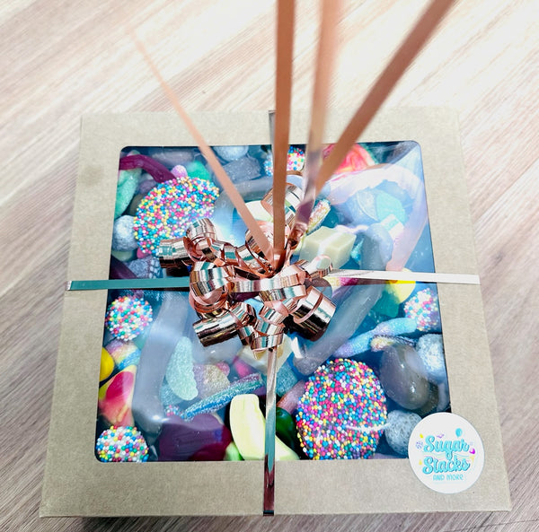 Add on Lolly Box for Balloon Bouquets - balloons will be attached to the box (no weight included)