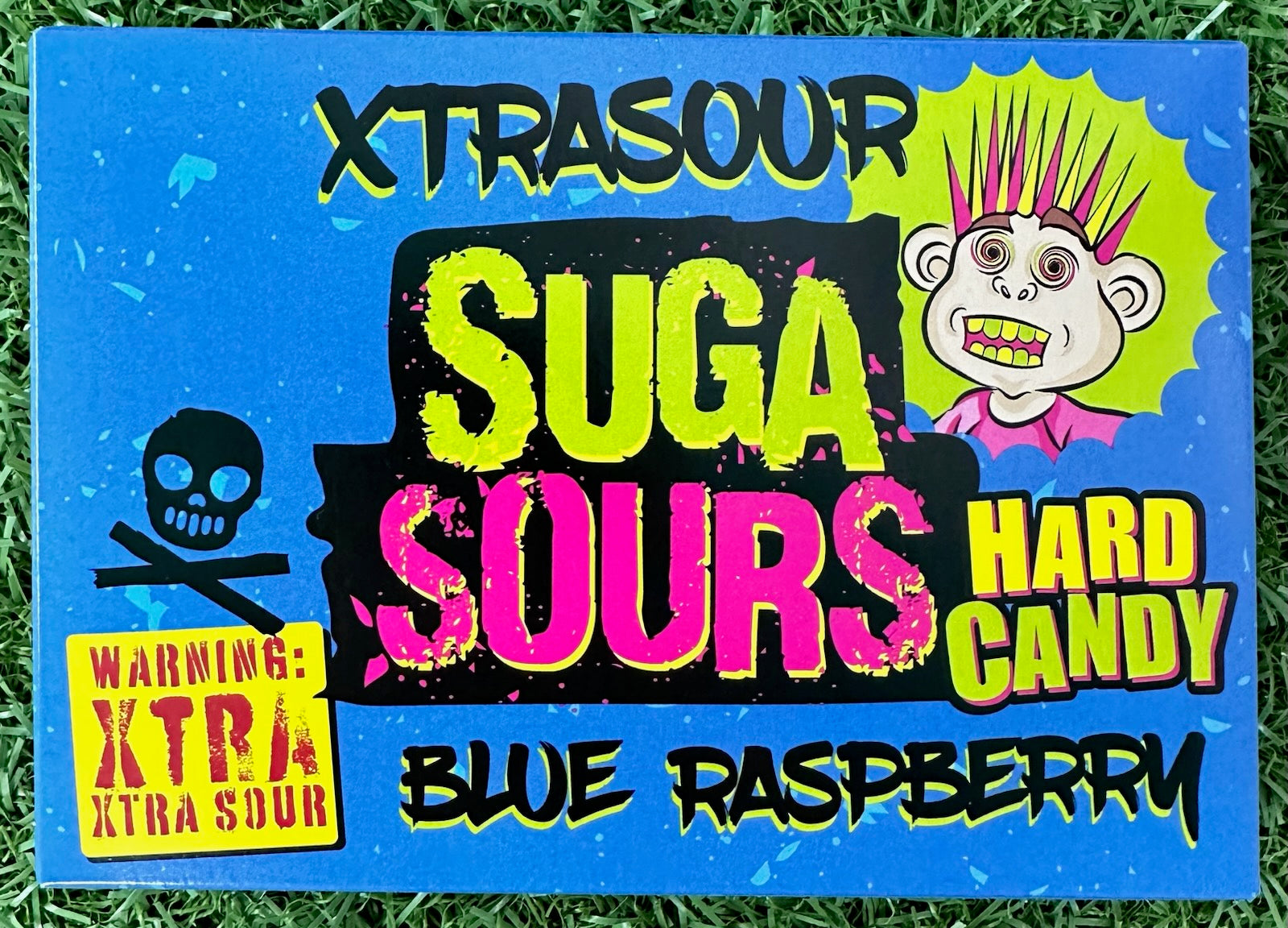 Xtrasour Suga Sours Hard Candy. Blue Raspberry