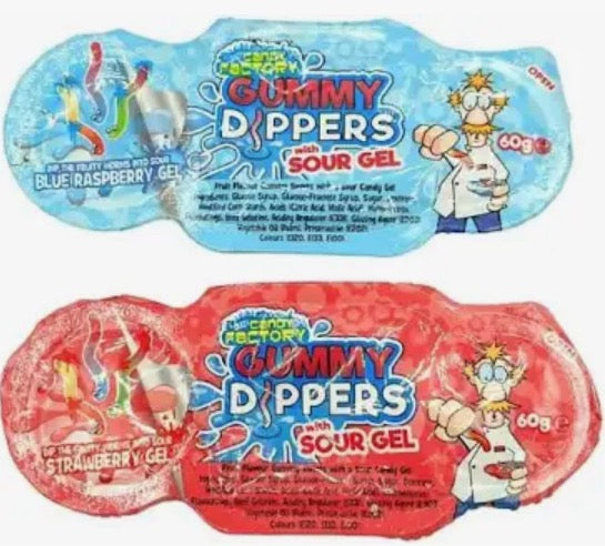 Gummy Dippers, with Sour Gel.