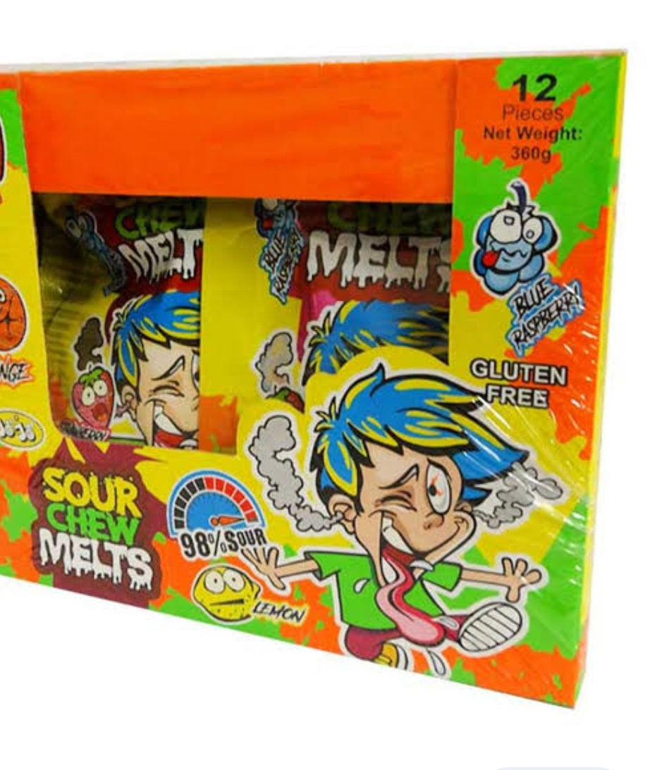 Sour Chew Melts - Orange