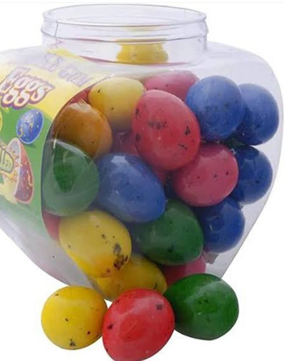 Sour Filled Eggs- Bubble Gum