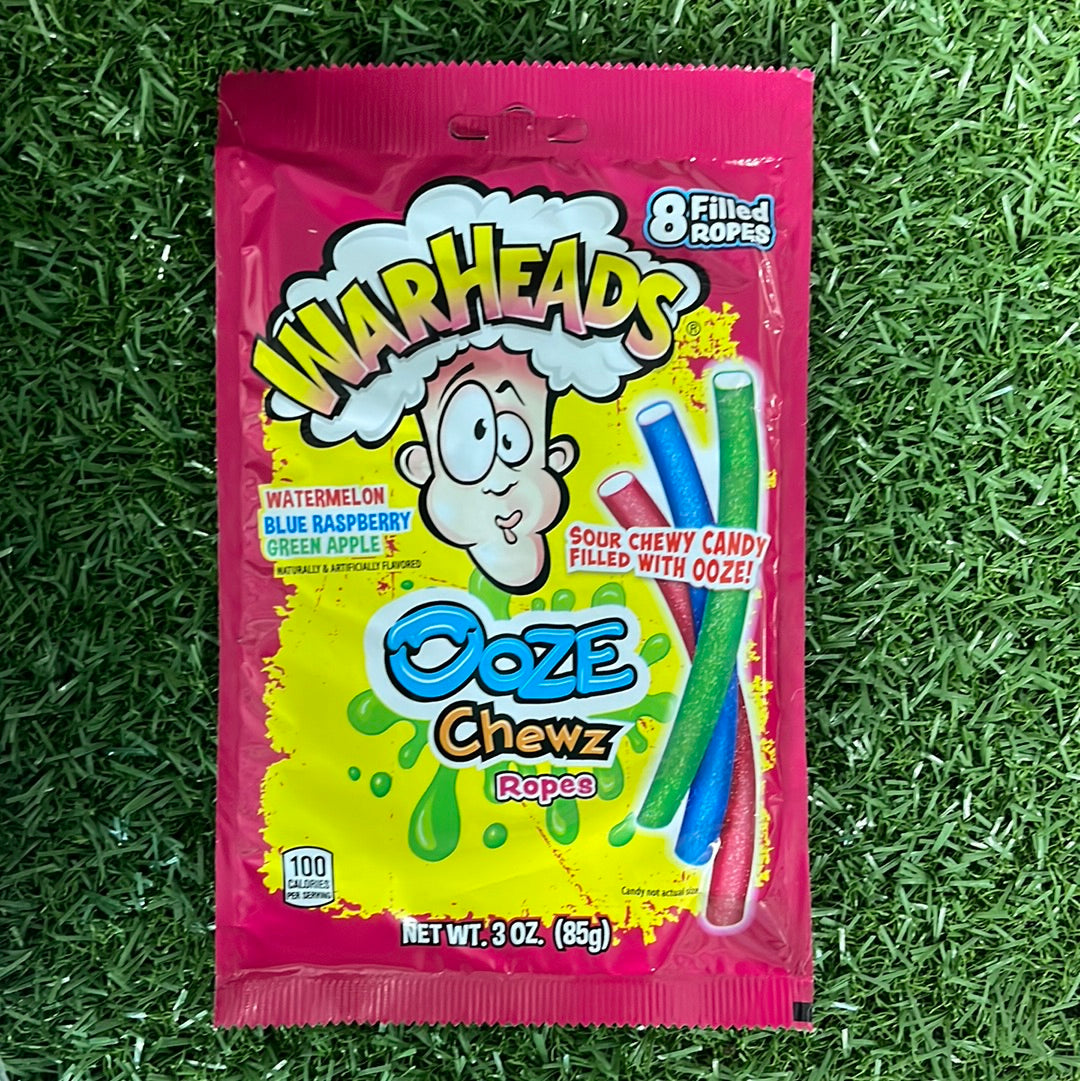 Warheads Ooze Chews Ropes