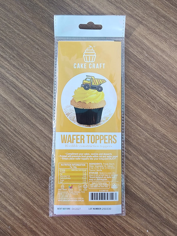 Edible Cake Wafer Toppers