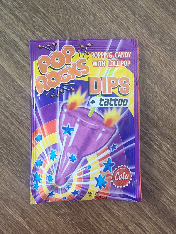 Pop Rocks Dips + Tattoo
