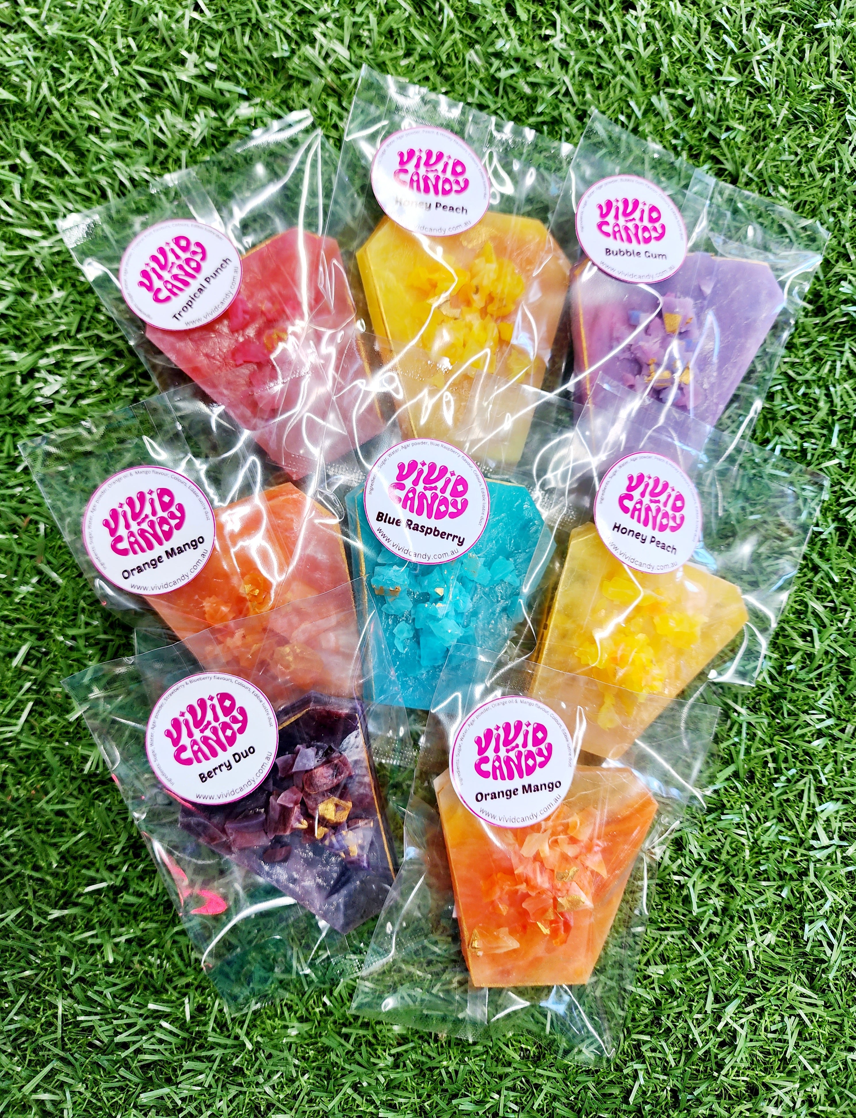 Vivid Crystal Candy Pieces