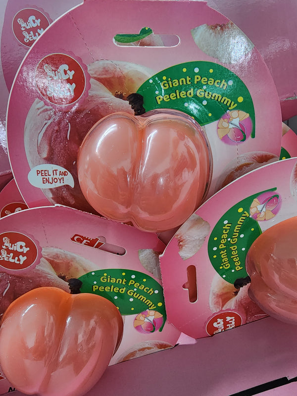 Giant Peach Peeled Gummy