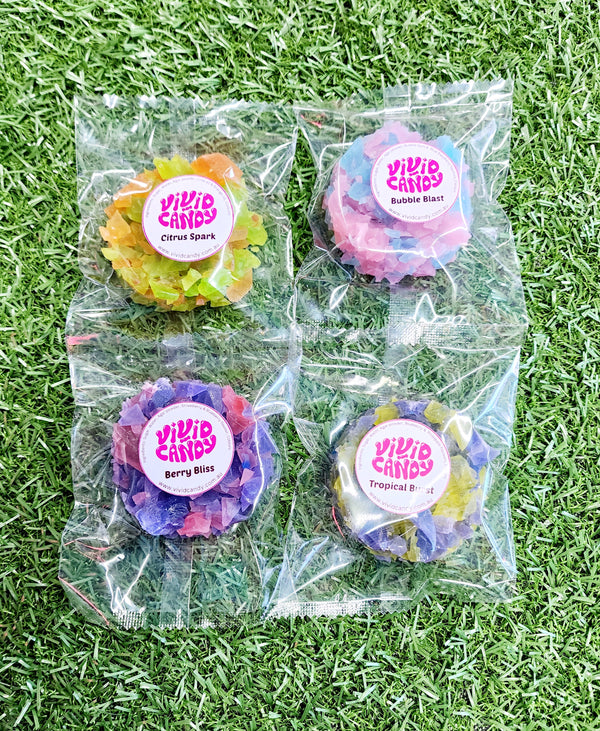 Vivid Crystal Candy Clusters