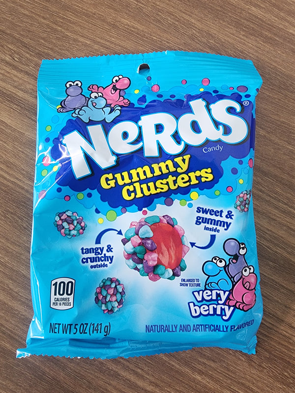 Nerds Gummy Clusters, very berry 141g