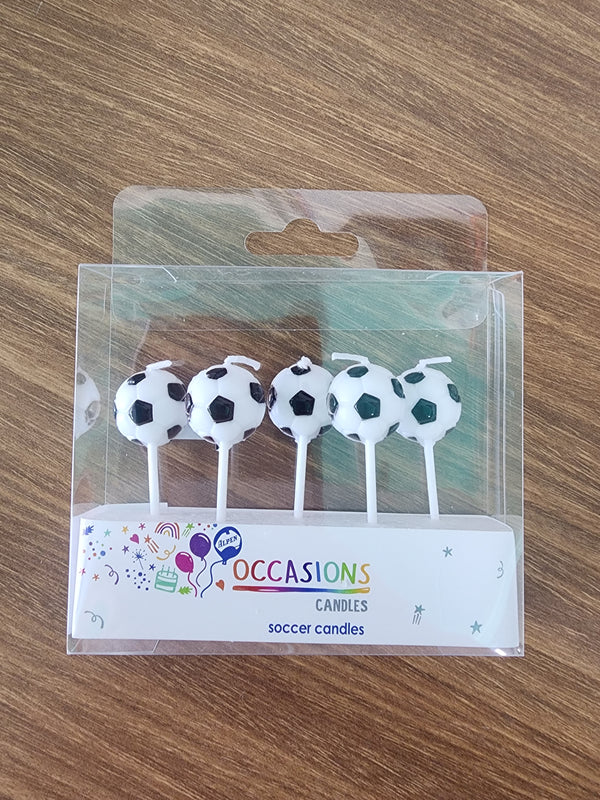 Soccer Ball Candles