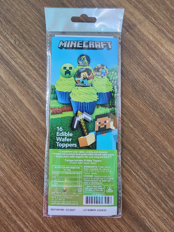 Edible Cake Wafer Toppers