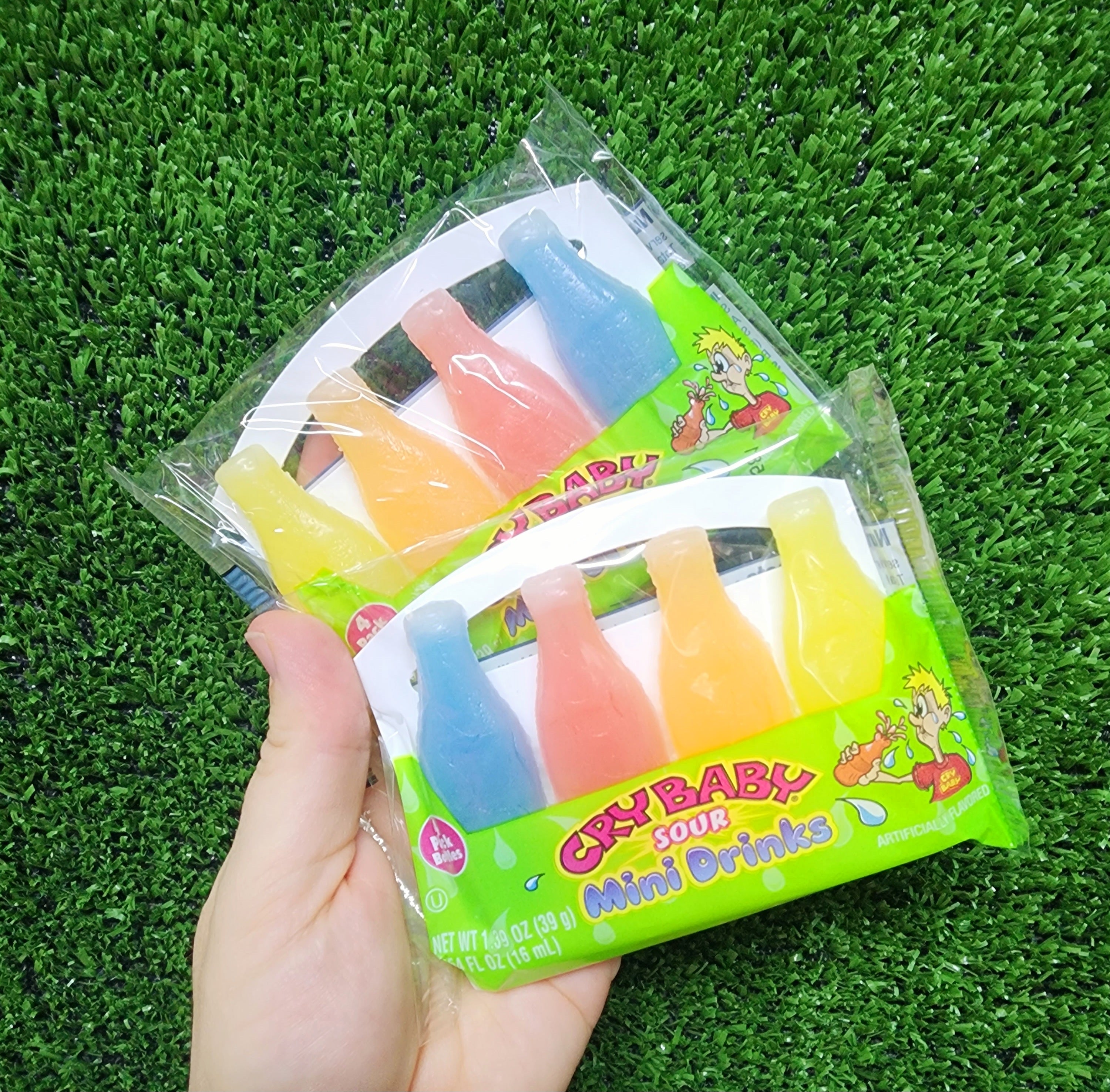 Cry Baby Sour Mini Drinks (wax candy)