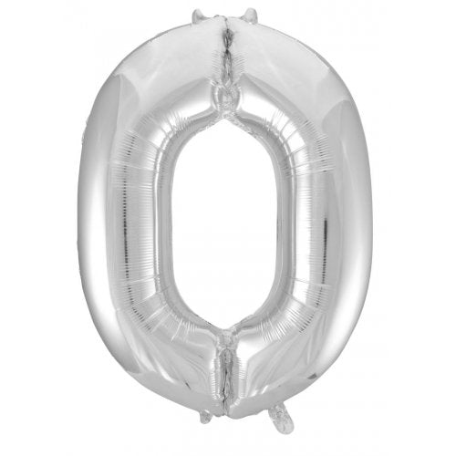 Large Number Foil Balloon - Helium Filled (Inflated)