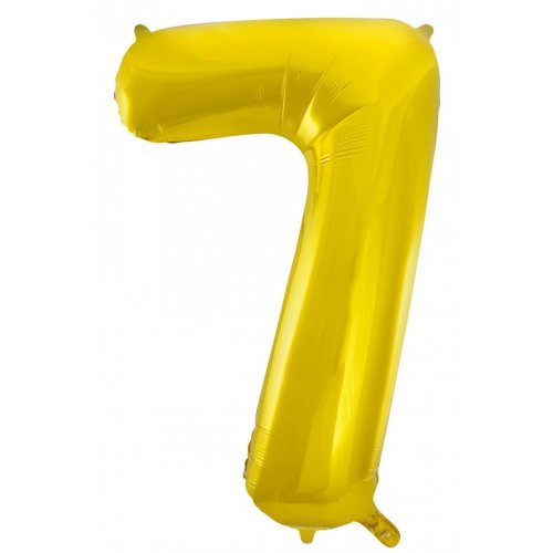 Large Number Foil Balloon - Helium Filled (Inflated)