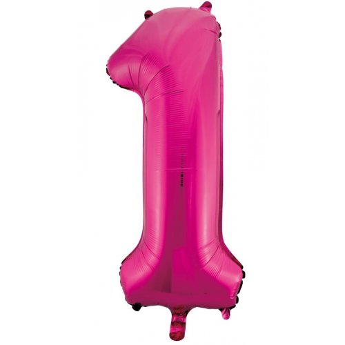 Large Number Foil Balloon - Helium Filled (Inflated)