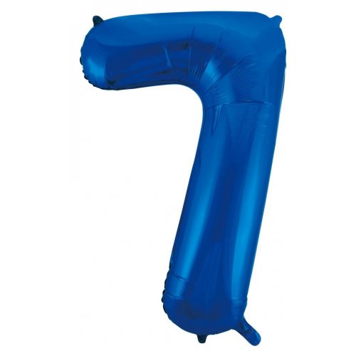 Large Number Foil Balloon - Helium Filled (Inflated)