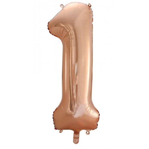 Large Number Foil Balloon - Helium Filled (Inflated)