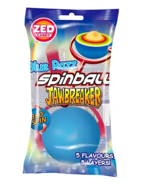 Blue Razz Spinball Jawbreaker